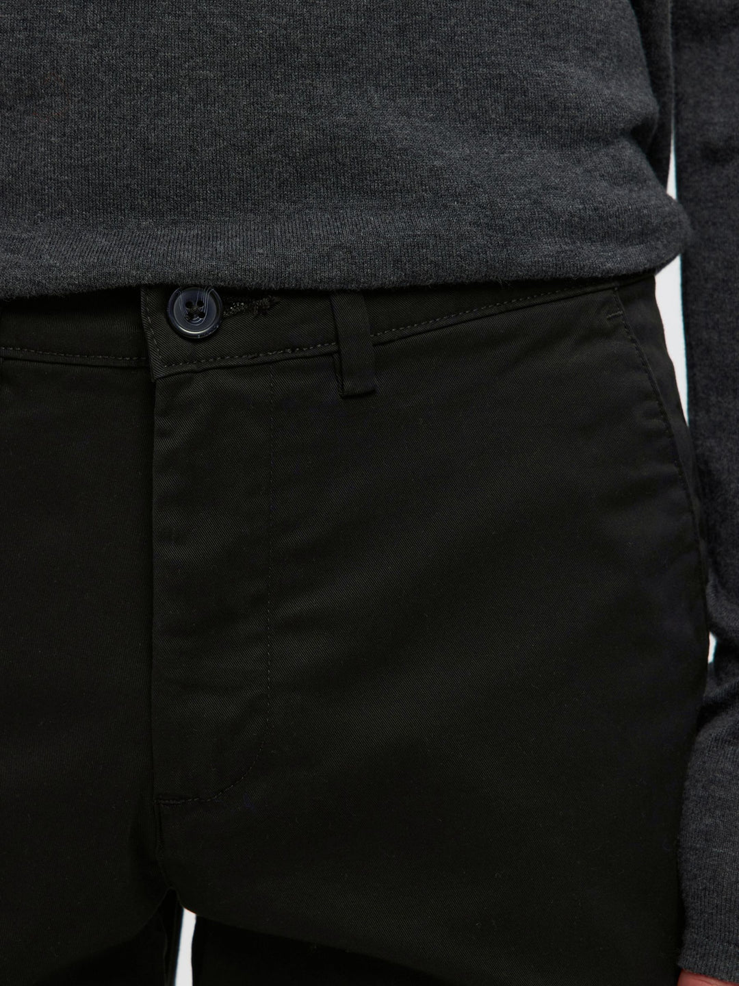 Selected Homme New Miles Slim Fit Chino Black