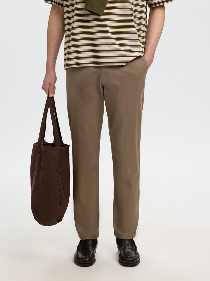 Selected Homme New Miles Slim Fit Chino Chocolate Chip