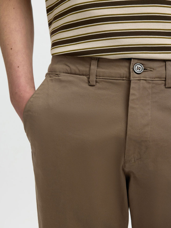 Selected Homme New Miles Slim Fit Chino Chocolate Chip