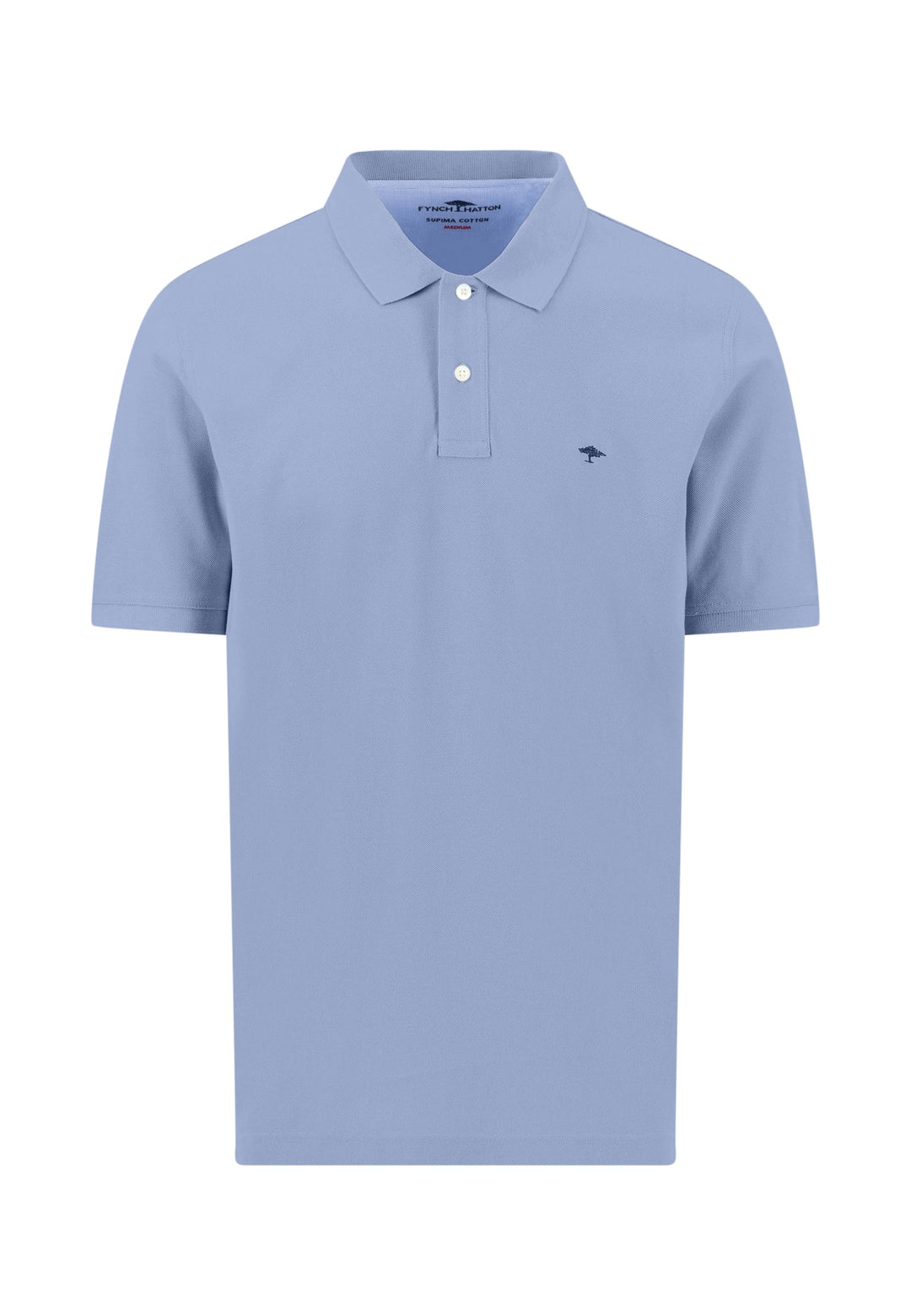 Fynch Hatton Premium Cotton Polo Shirt New Breeze