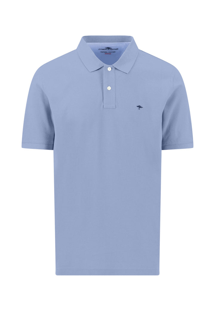 Fynch Hatton Premium Cotton Polo Shirt New Breeze