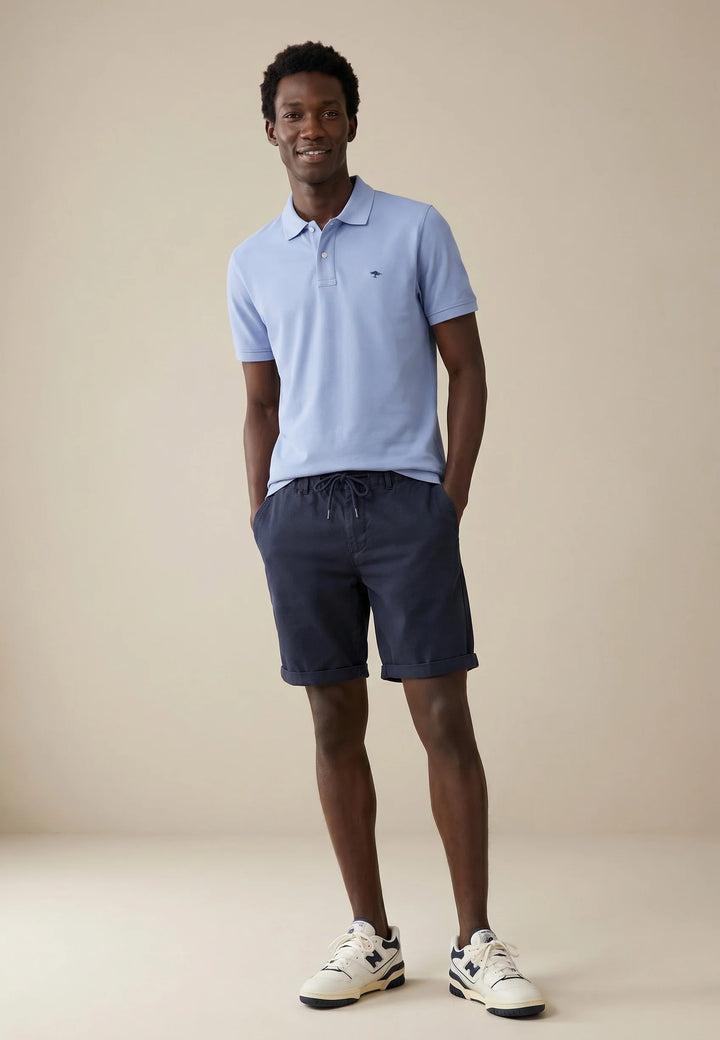 Fynch Hatton Premium Cotton Polo Shirt New Breeze