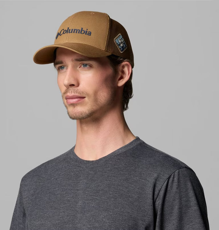 Columbia Mesh Snap Back Hat Delta