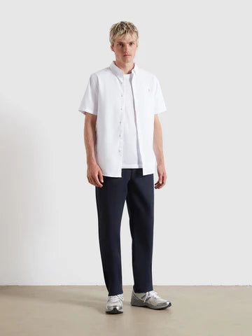 Farah Brewer Short Sleeve Shirt White