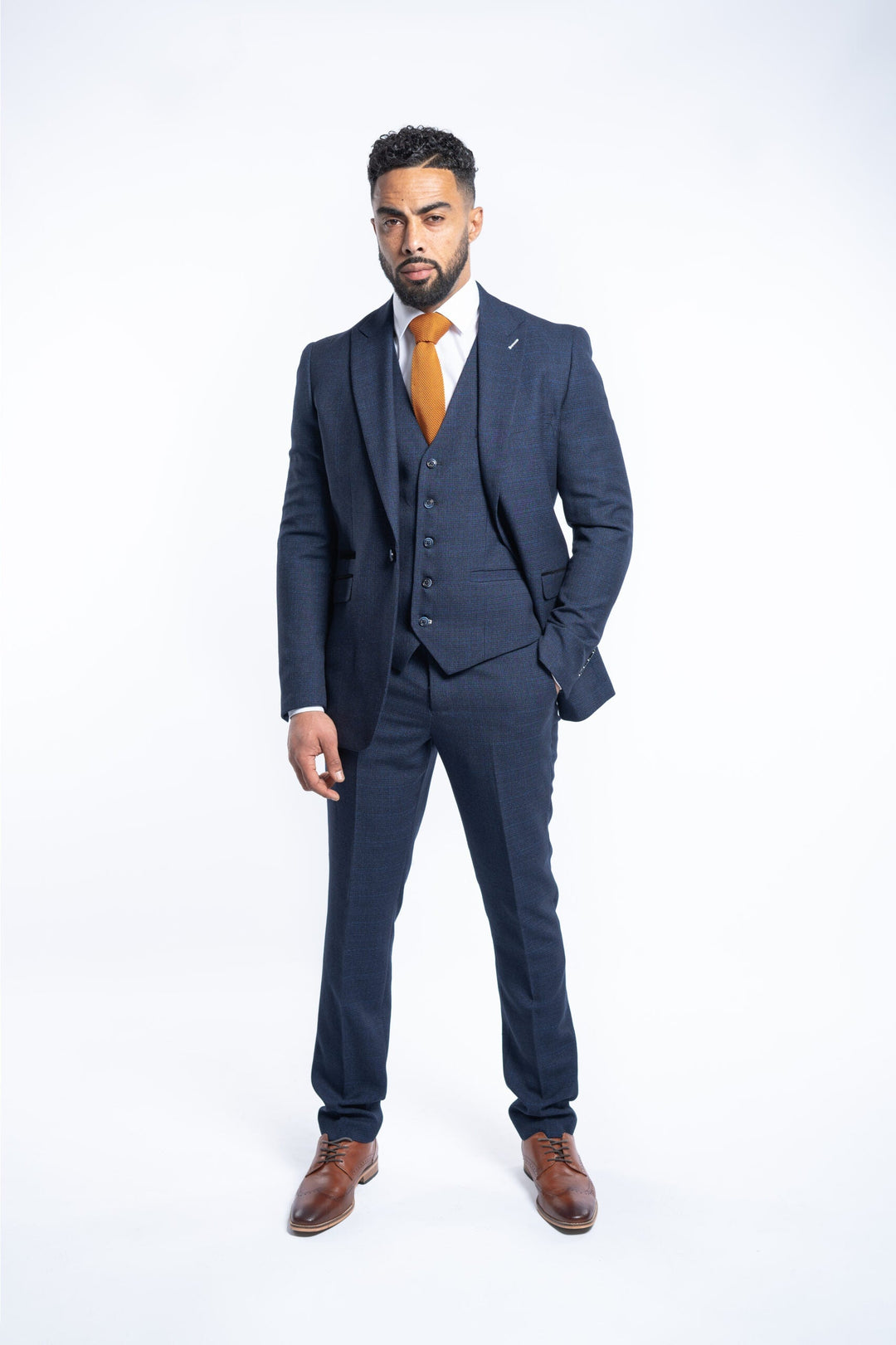 House Of Cavani Caridi Navy Suit image 0