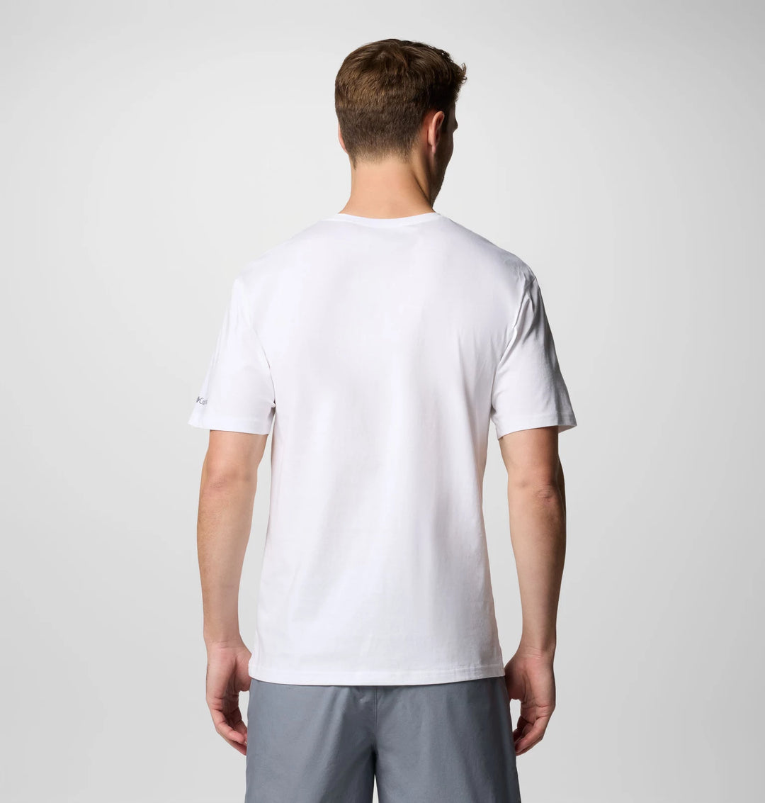 Columbia Path Lake Graphic Tee Shirt White