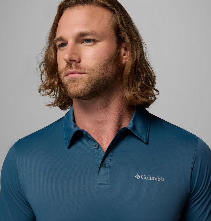 Columbia Hike Technical Polo Everblue