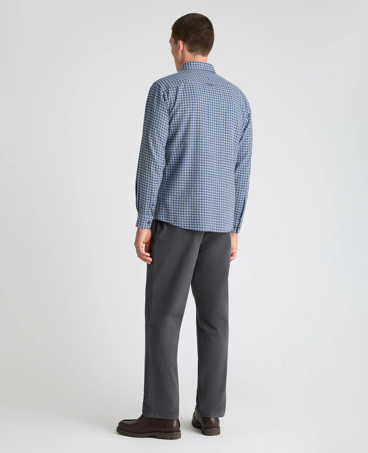 Remus Uomo Tapered Fit Blue Casual Shirt