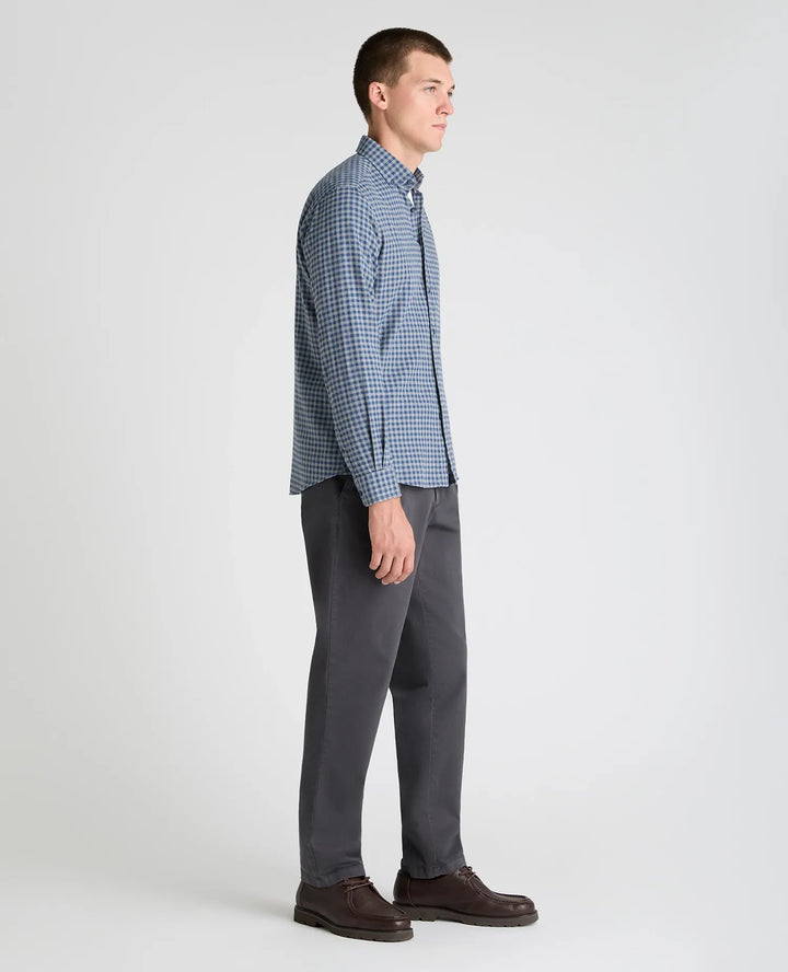 Remus Uomo Tapered Fit Blue Casual Shirt