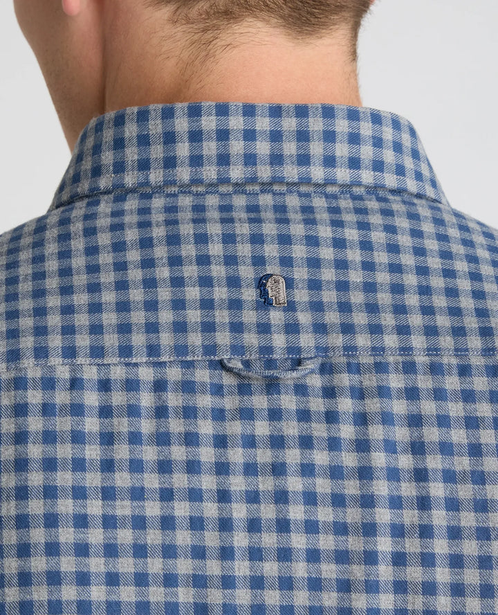 Remus Uomo Tapered Fit Blue Casual Shirt