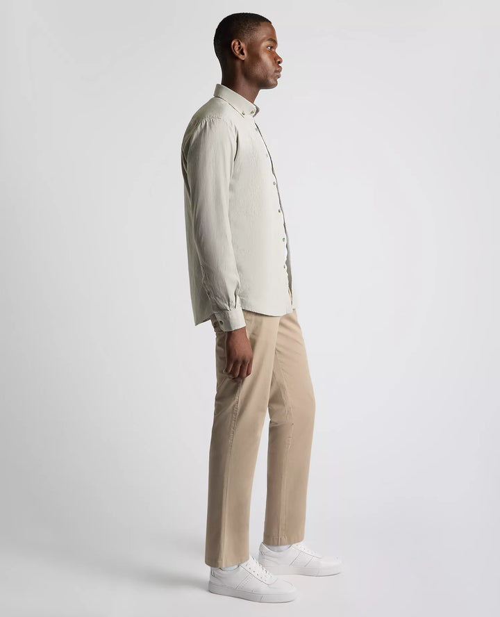 Remus Uomo Tapered Fit Oxford Shirt Light Green