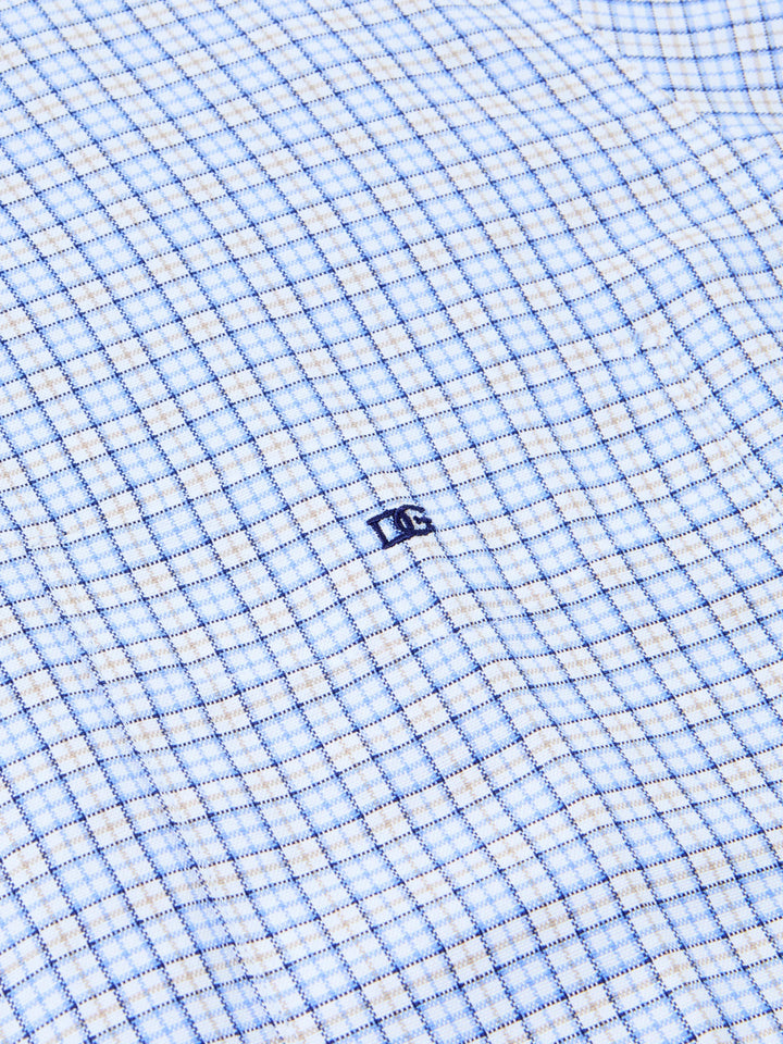 DG's Drifter Light Brown Regular Short Sleeve Casual Shirt