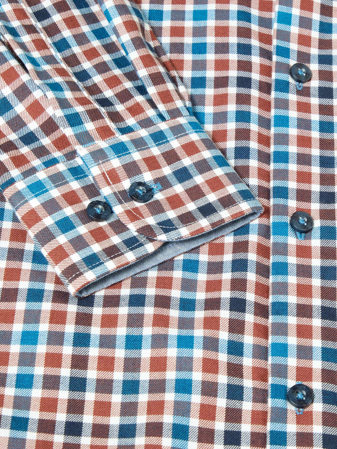 DG's Drifter Blue & Brown Checked Shirt