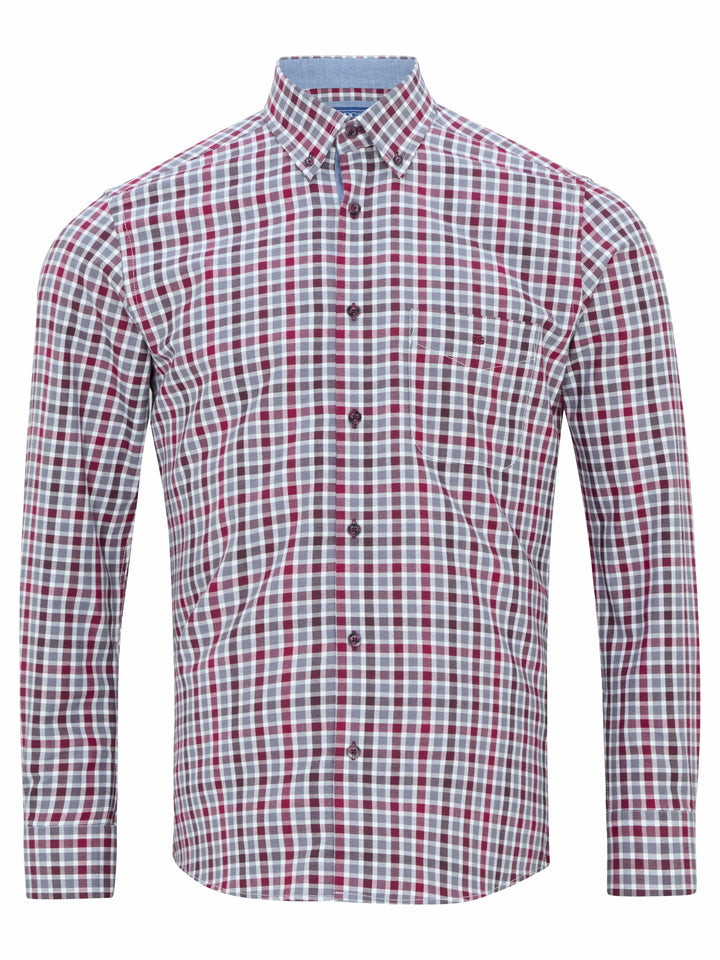 DG's Drifter Casual Shirt Red Checked