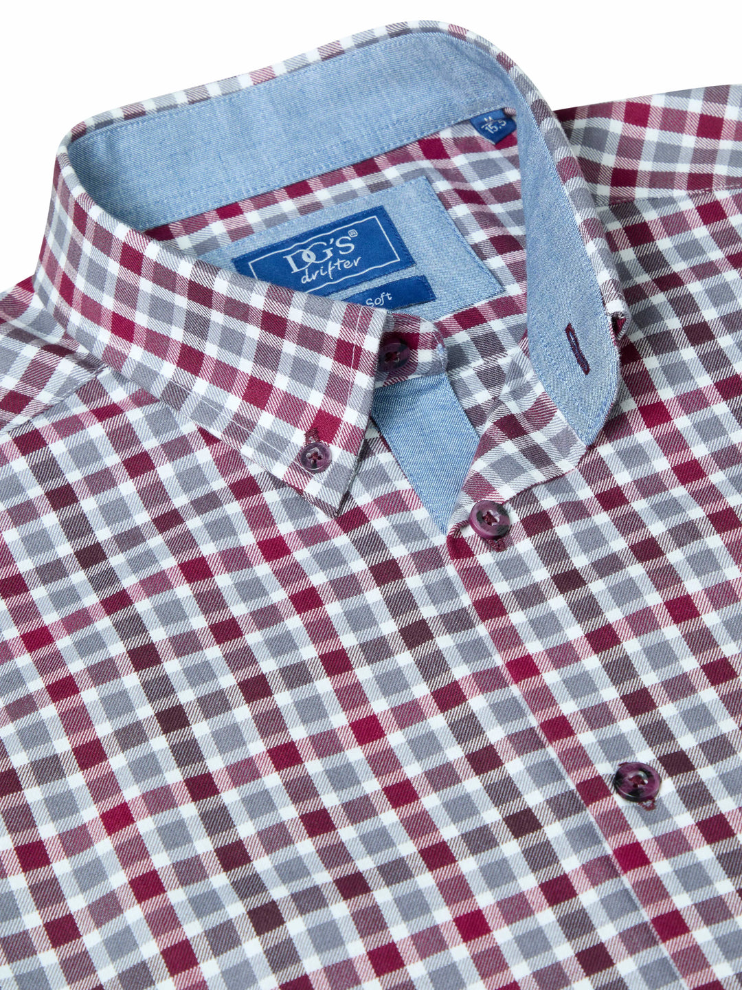 DG's Drifter Casual Shirt Red Checked