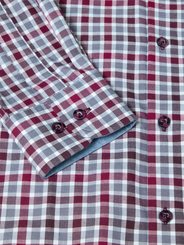DG's Drifter Casual Shirt Red Checked