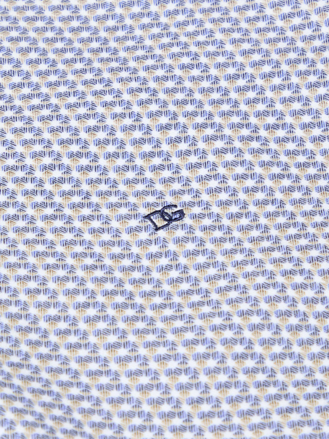 DG's Drifter Blue & Beige Printed Shirt