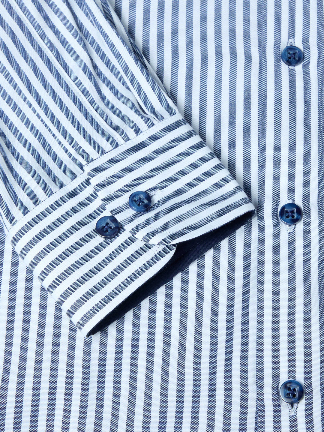 DG's Drifter Casual Shirt Navy and White Striped