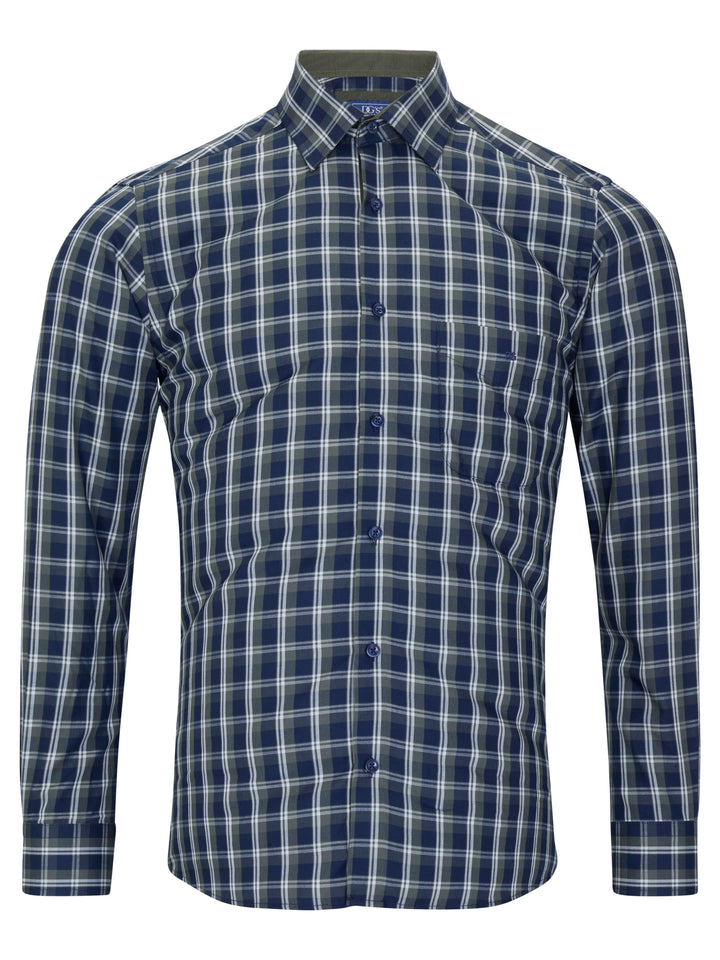 DG's Drifter Casual Shirt Dark Green Checked