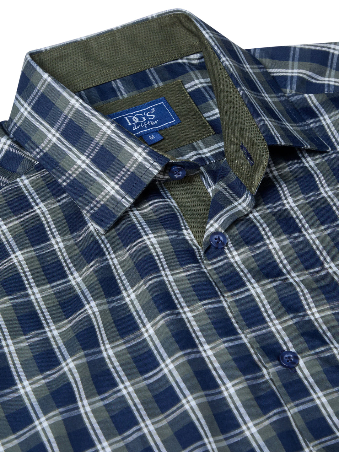 DG's Drifter Casual Shirt Dark Green Checked