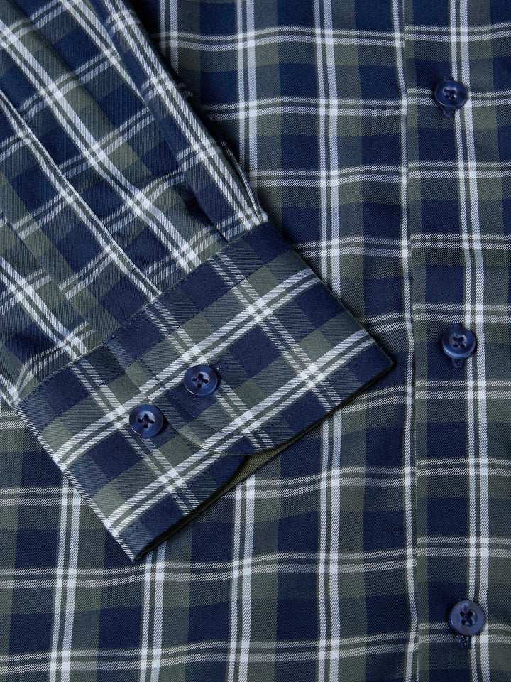 DG's Drifter Casual Shirt Dark Green Checked