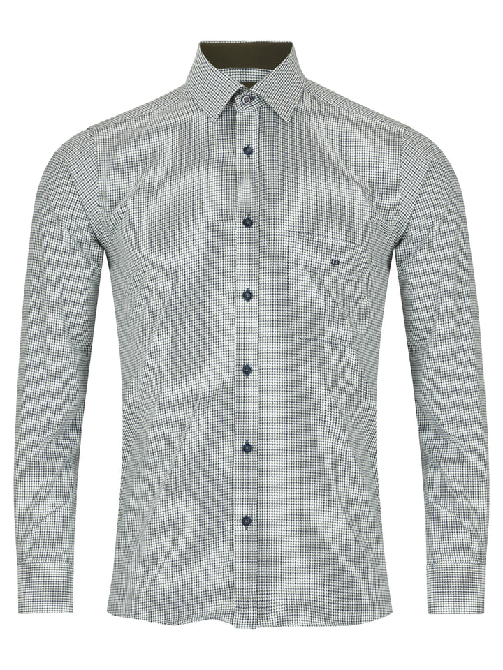 DG's Drifter Casual Shirt Green Checked