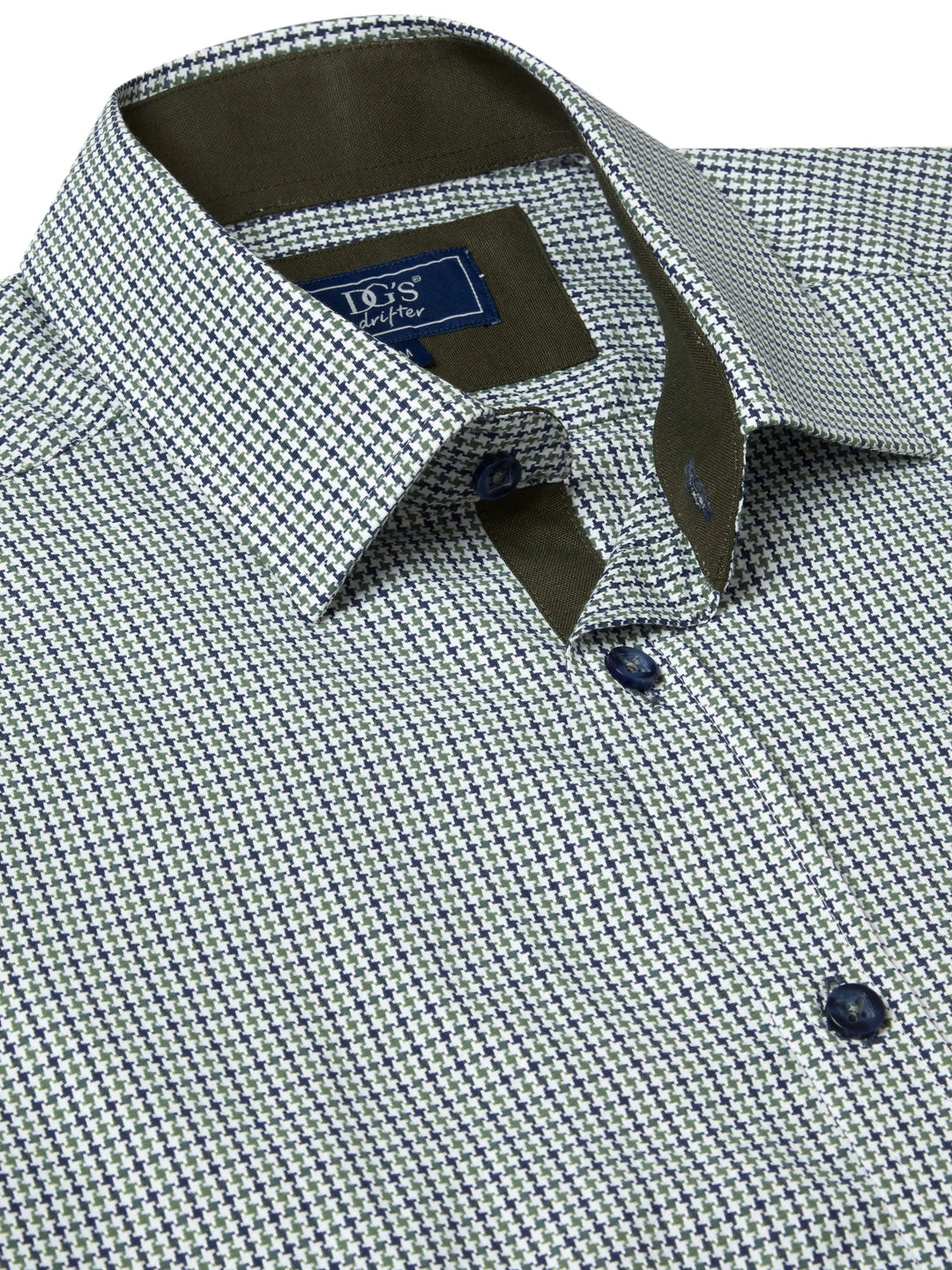 DG's Drifter Casual Shirt Green Checked