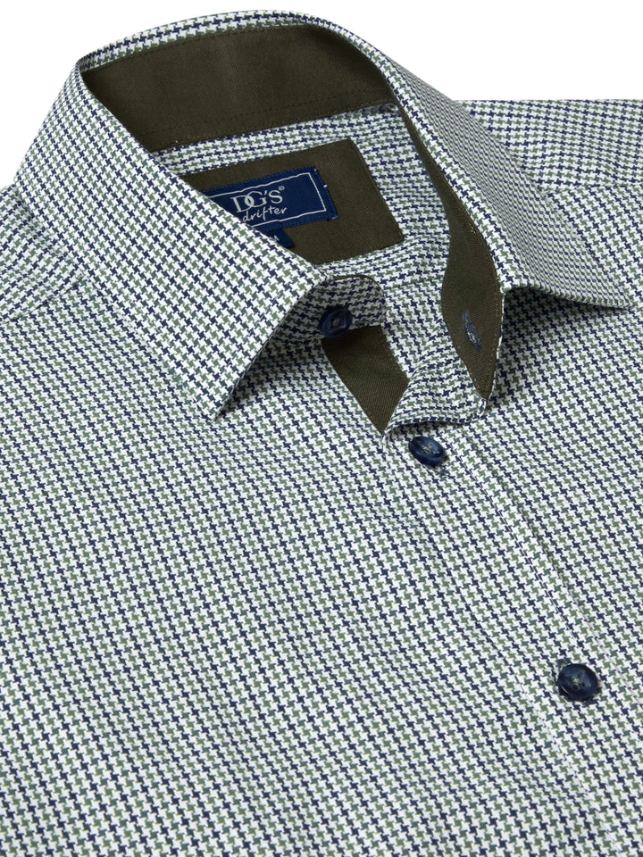 DG's Drifter Casual Shirt Green Checked
