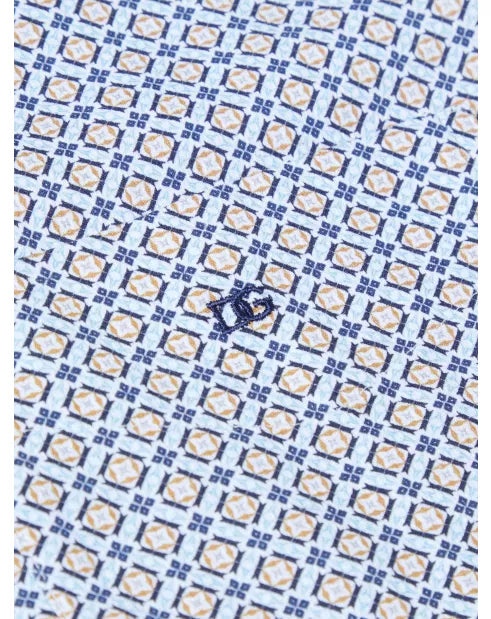 DG's Drifter Sky Blue Regular Long Sleeve Casual Shirt