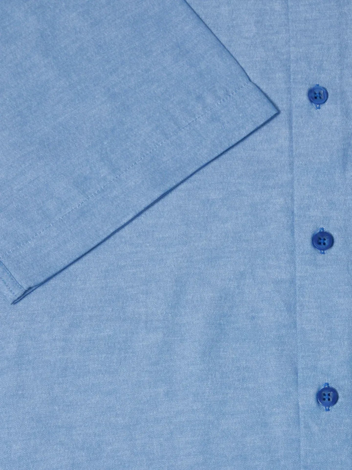 DG's Drifter Sky Blue Regular Short Sleeve Casual Shirt