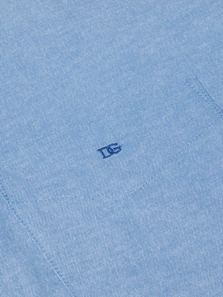 DG's Drifter Sky Blue Regular Short Sleeve Casual Shirt