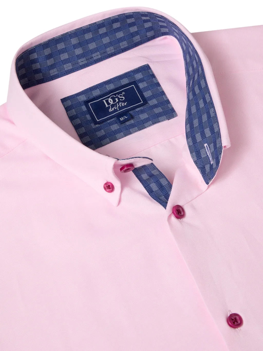 DG's Drifter Pink Short Sleeve Shirt