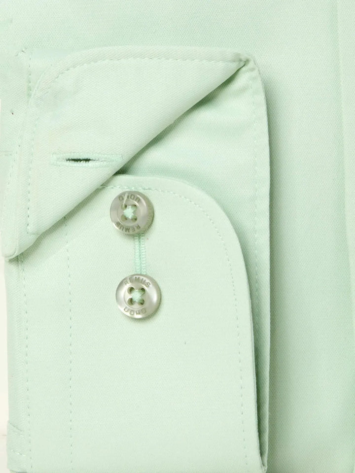 Remus Uomo Tapered Fit Formal Shirt Light Green