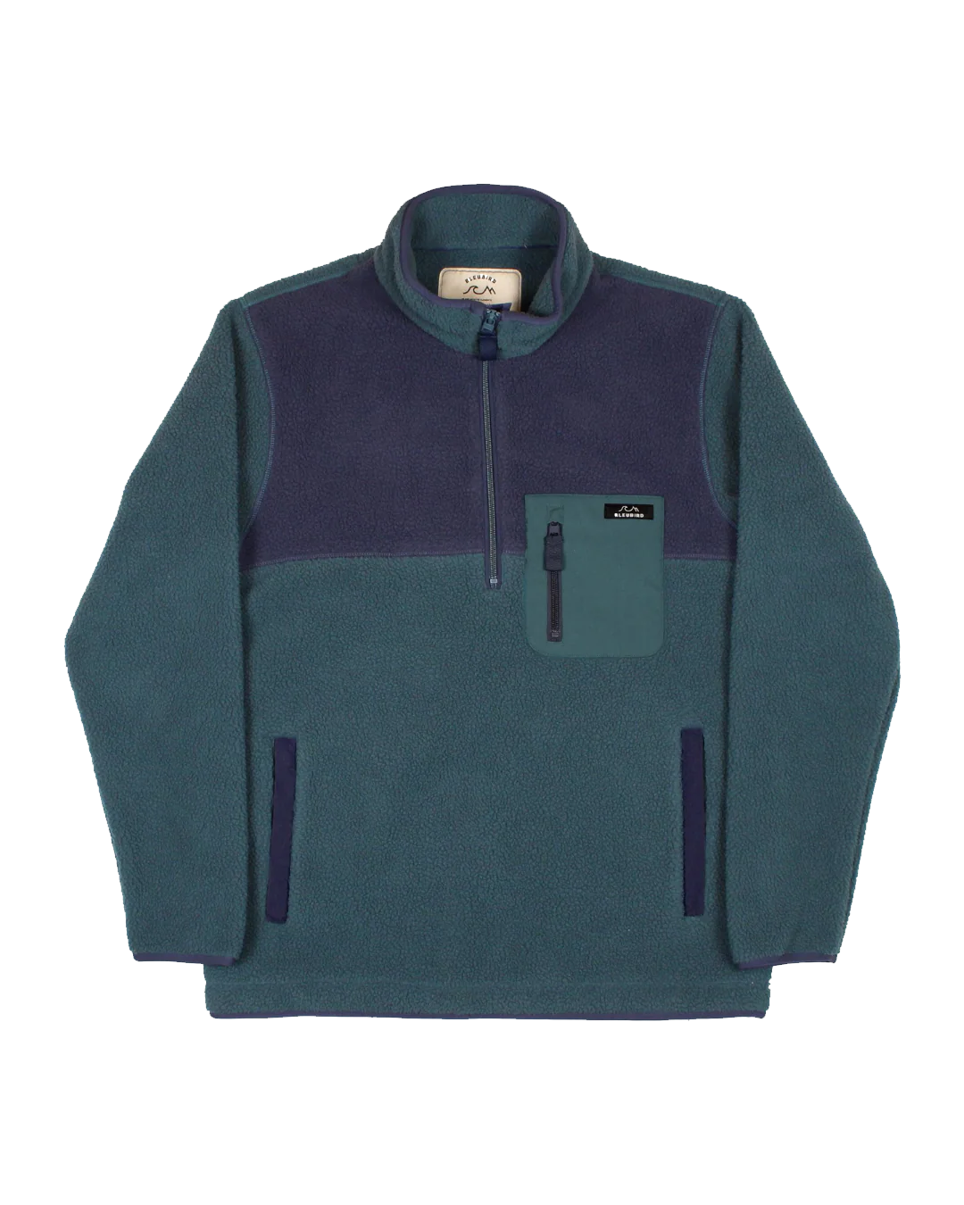 Bleubird Polar 1/4 Zip Fleece Teal