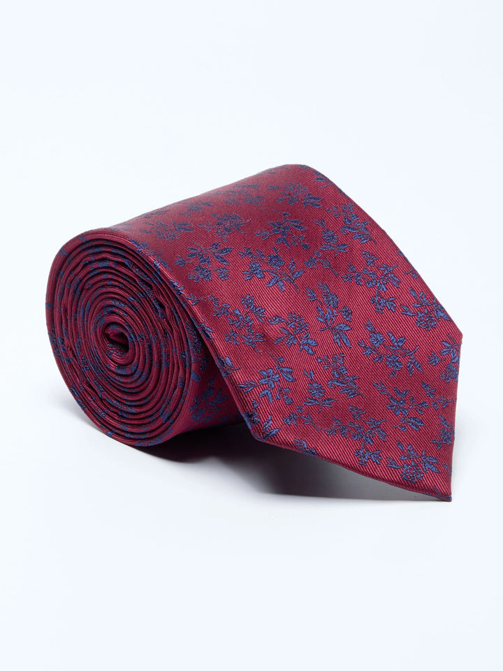 Daniel Grahame Tie & Pocket Square Navy/Red