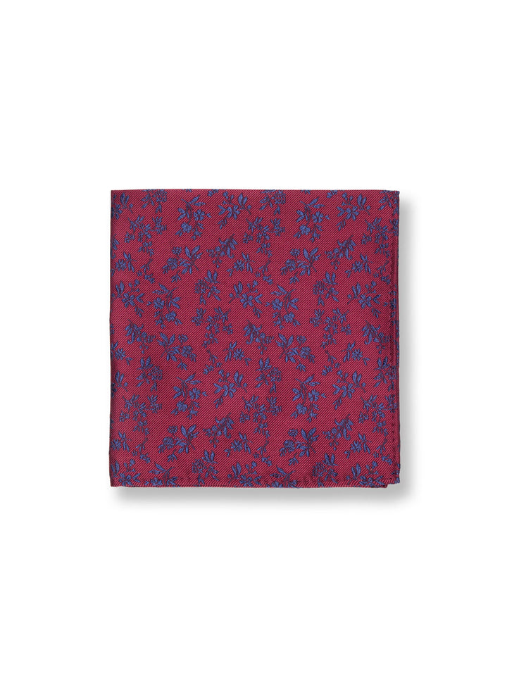 Daniel Grahame Tie & Pocket Square Navy/Red