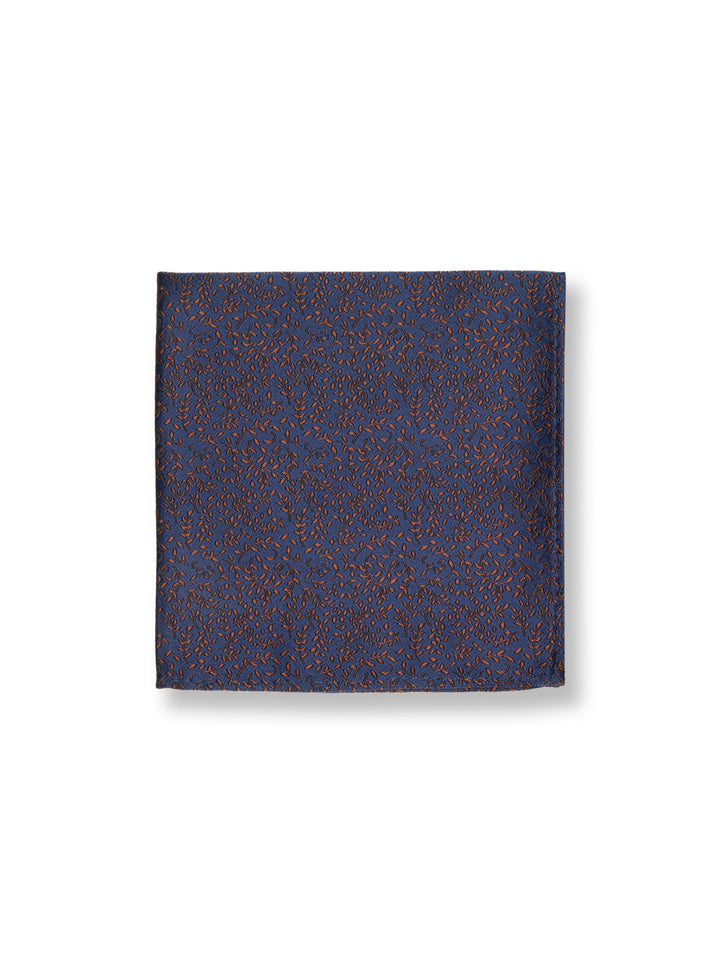 Daniel Grahame Tie & Pocket Square Navy/Brown