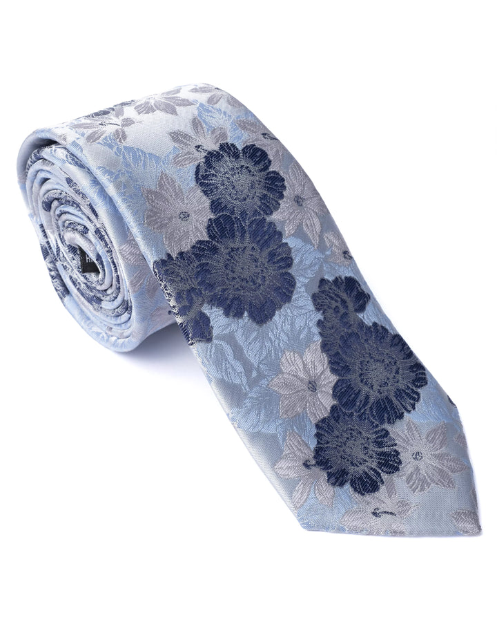 Remus Uomo Sky Blue Standard Width Tie & Pocket Square