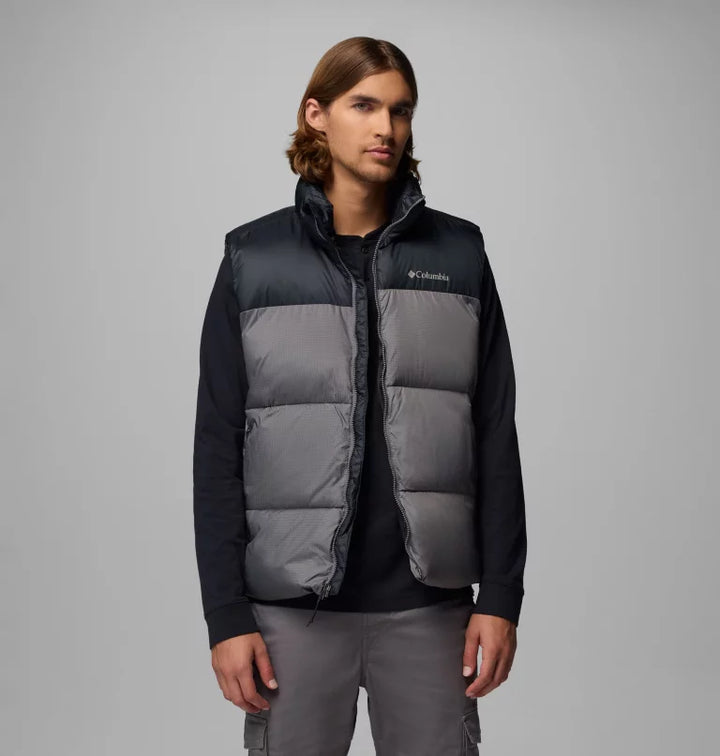 Columbia Men's Puffect™ III Puffer Vest Grey Black