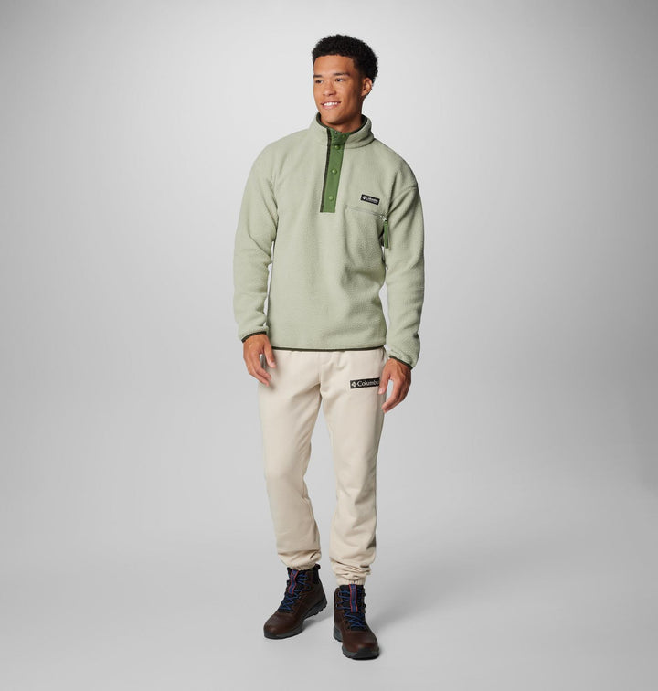Helvetia II Printed Half Snap Fleece Safari