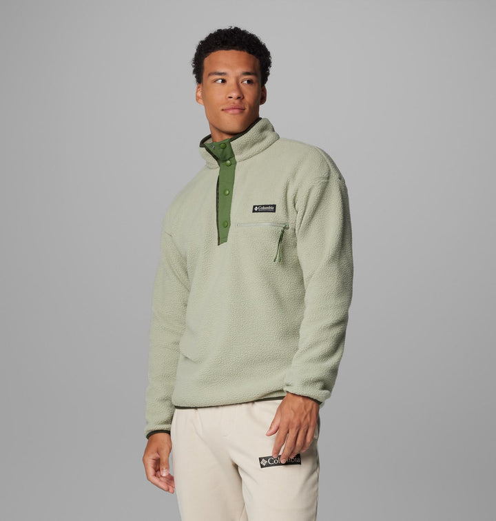 Helvetia II Printed Half Snap Fleece Safari