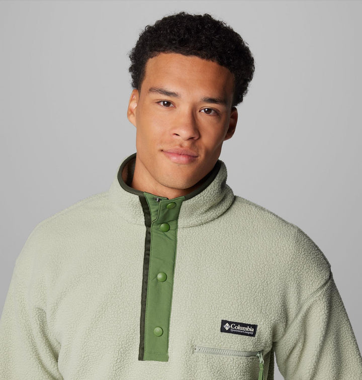 Helvetia II Printed Half Snap Fleece Safari