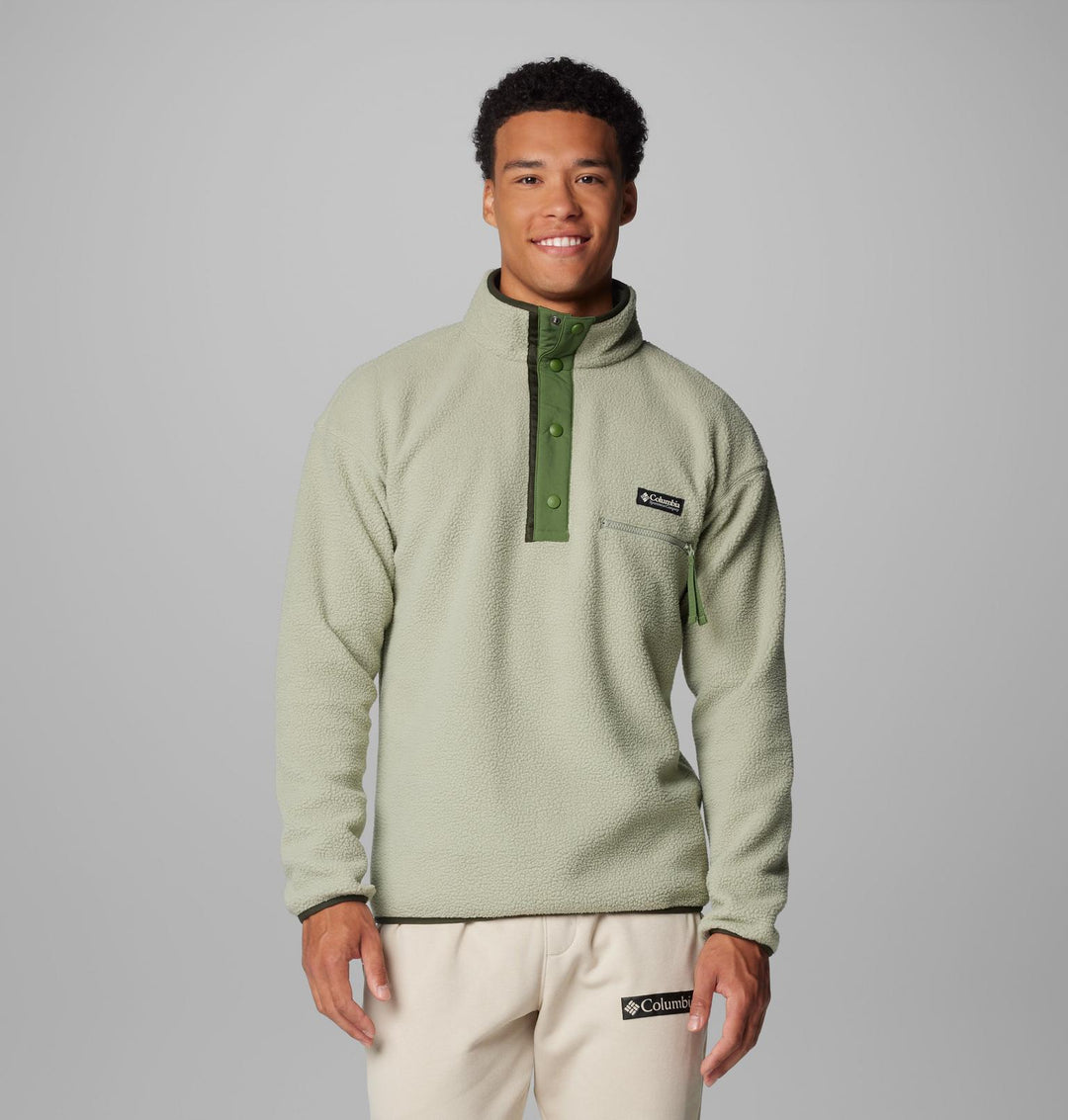 Helvetia II Printed Half Snap Fleece Safari