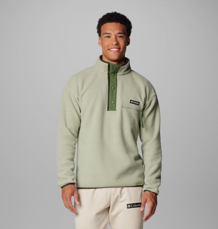 Helvetia II Printed Half Snap Fleece Safari