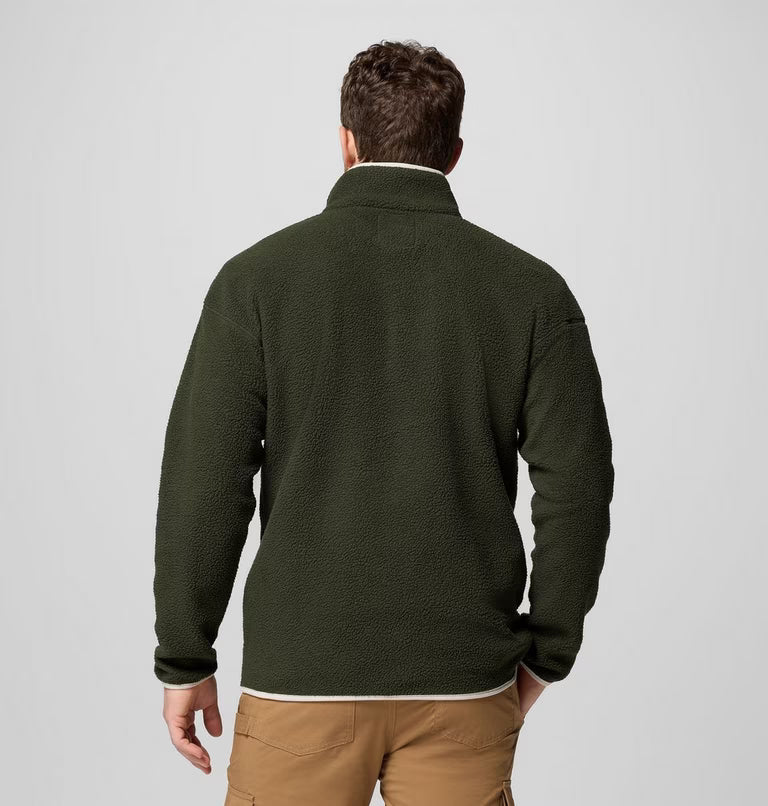 Helvetia II Printed Half Snap Fleece Greenscape