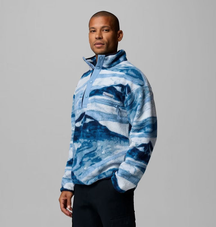 Columbia Helvetia II Printed Half Snap Fleece Rainy Day Summits