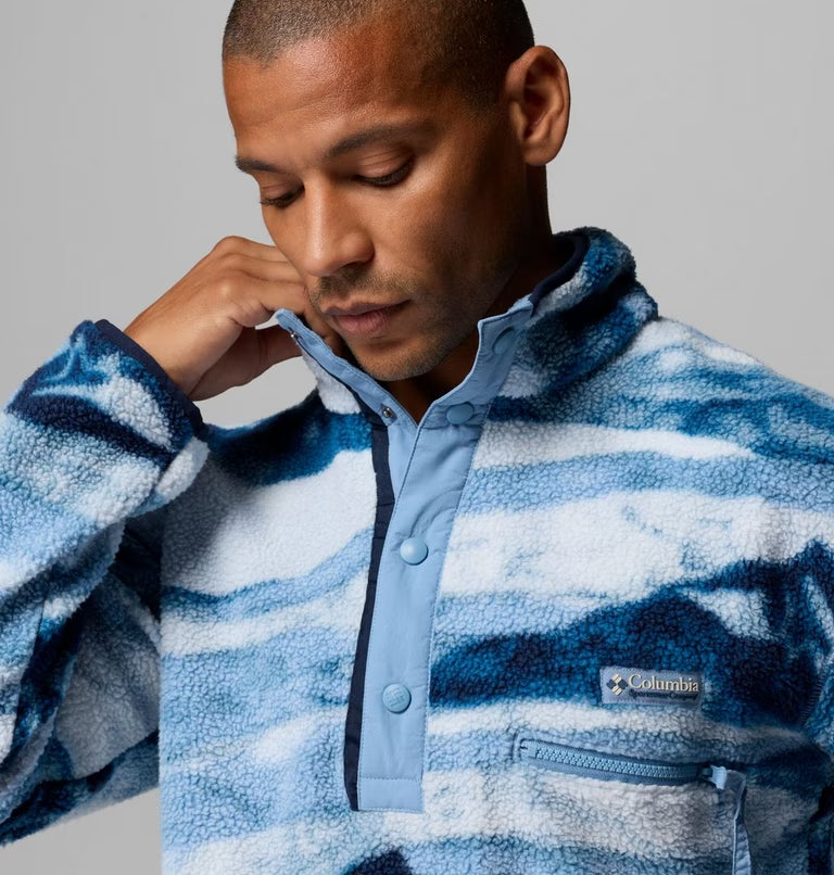 Columbia Helvetia II Printed Half Snap Fleece Rainy Day Summits