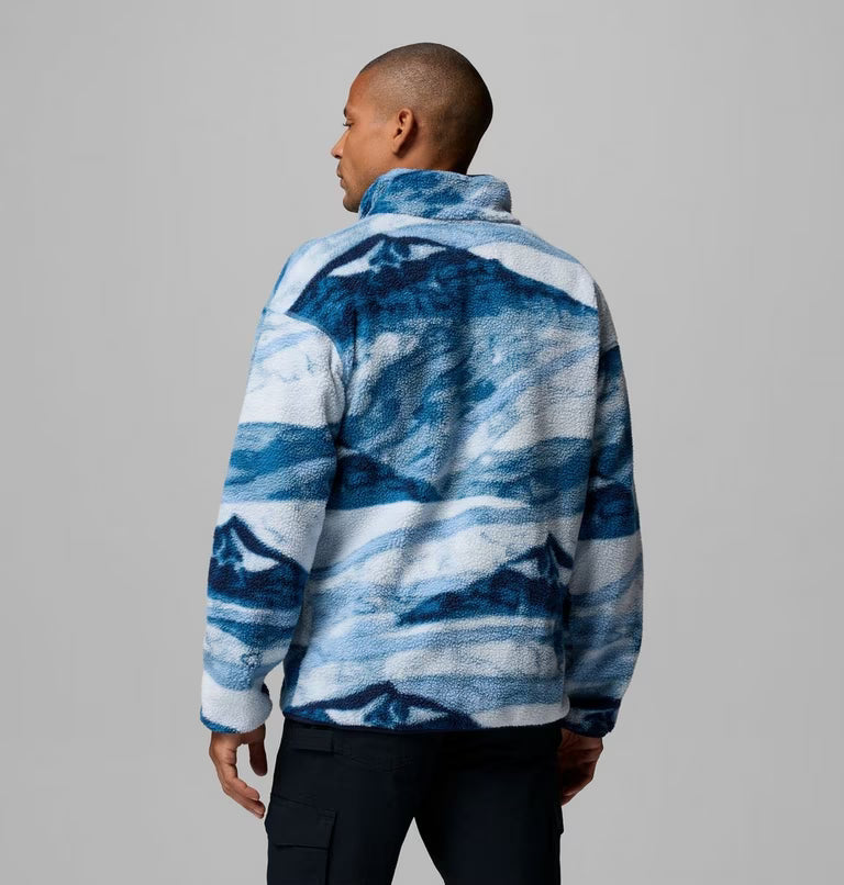 Columbia Helvetia II Printed Half Snap Fleece Rainy Day Summits