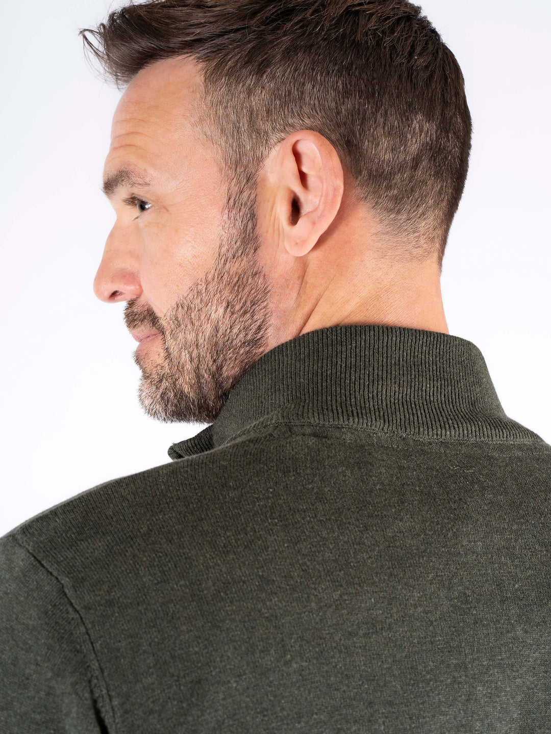 Pre End Malcom Zip Old Green Melange