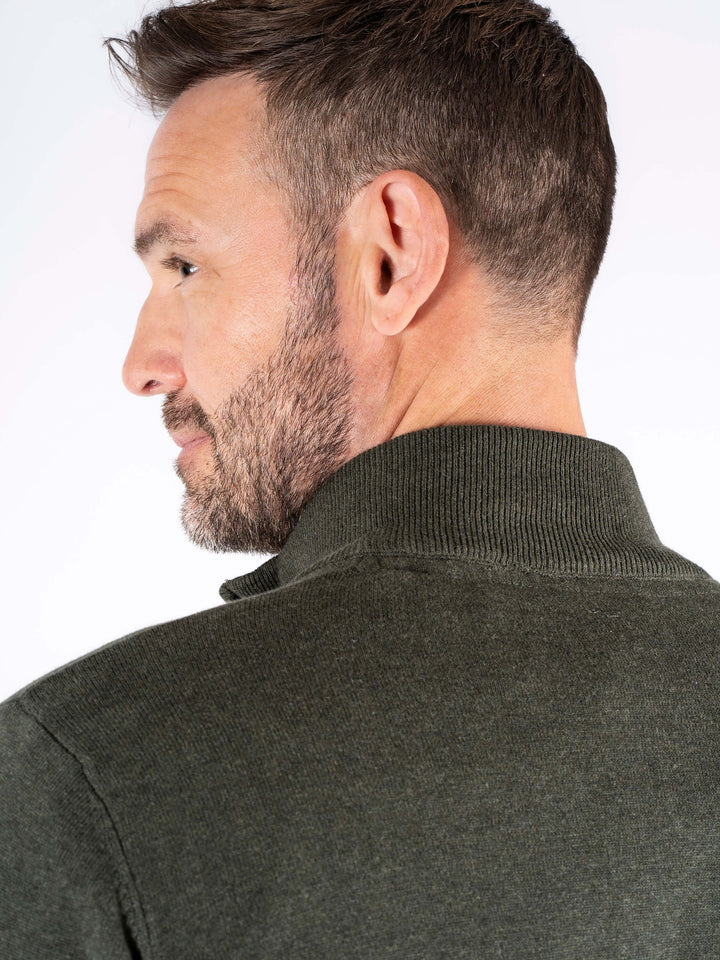 Pre End Malcom Zip Old Green Melange